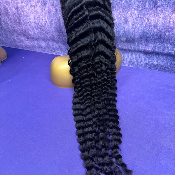 13x6 HD Lace Wig – Deep Curl – Natural – 20in – 200%
