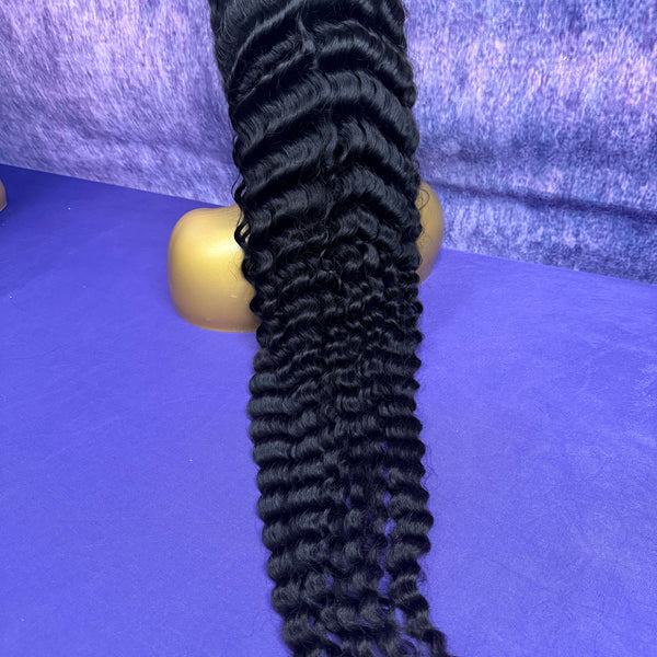 13x6 HD Lace Wig – Deep Curl – Natural – 20in – 200%