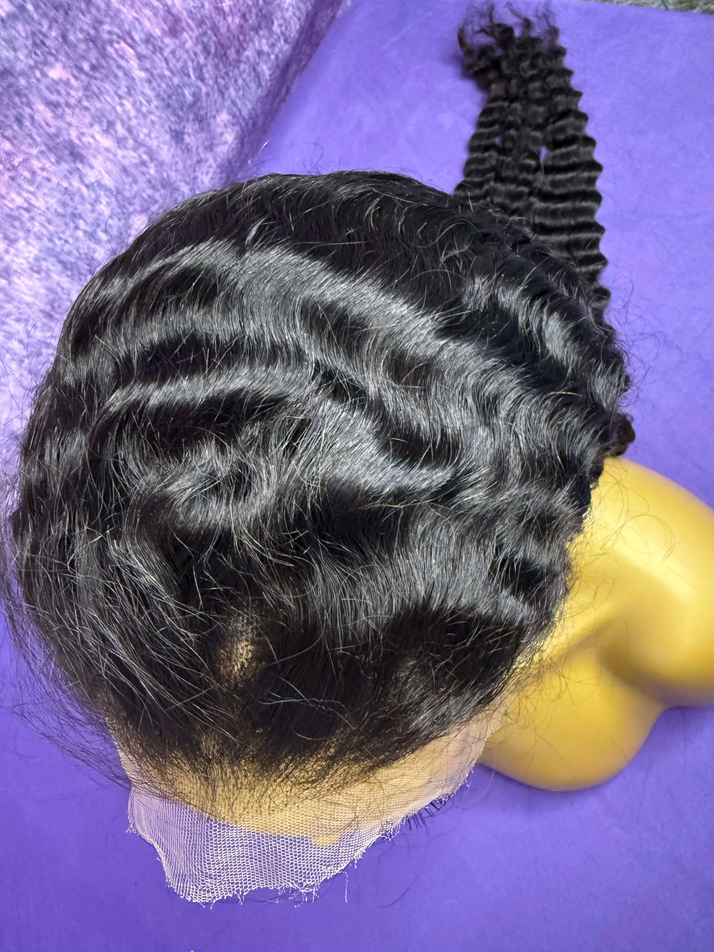 13x6 HD Lace Wig – Deep Curl – Natural – 20in – 200%