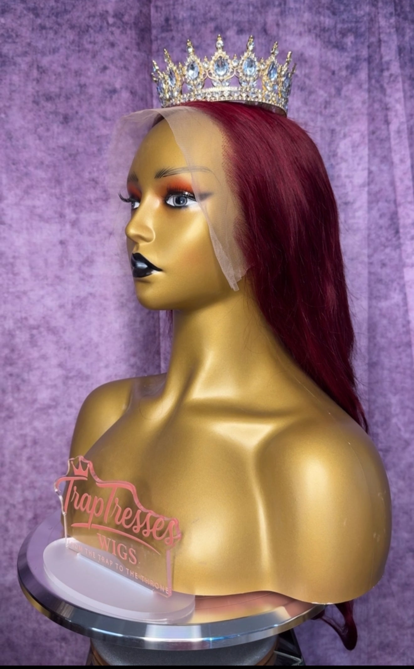 BODY WAVE BURGUNDY SIDE VIEW