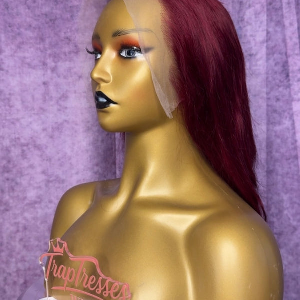 13x6 HD Lace Wig – Body Wave – Burgundy – 28in – 200%