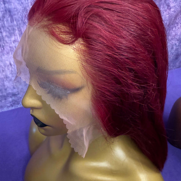 13X6 HD Lace Wig - Straight - 99J - 12in - 180%