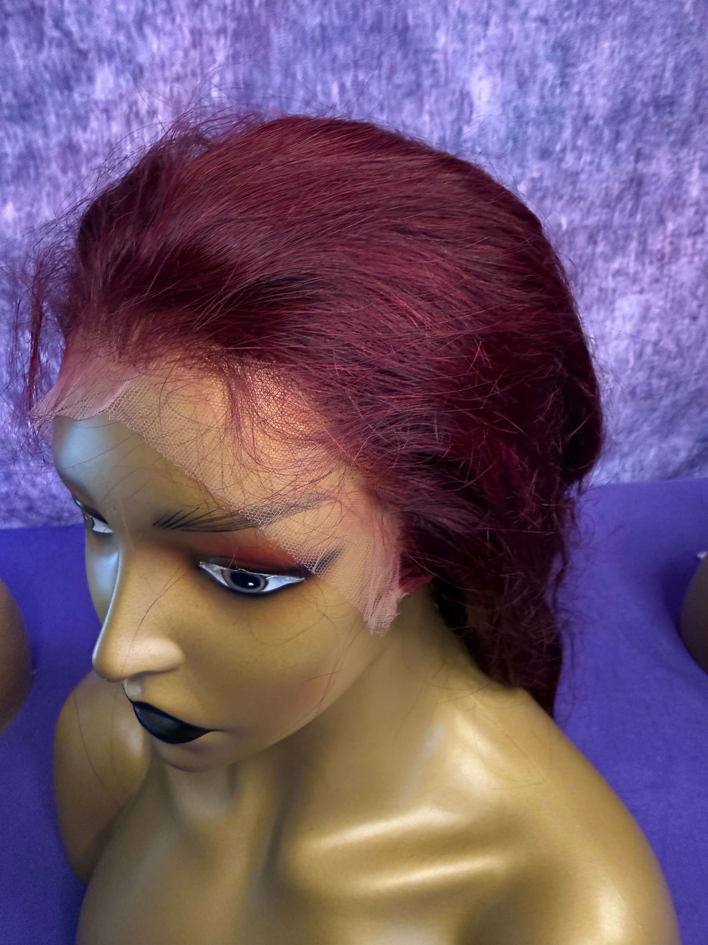 13X6 HD Lace Wig - Straight - 99J - 12in - 180%