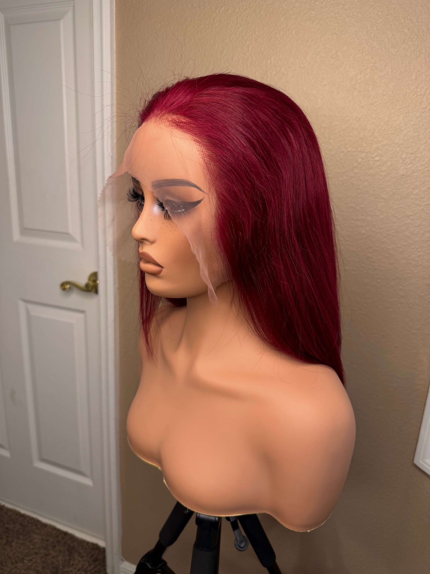 13X6 HD Lace Wig - Straight - 99J - 12in - 180%