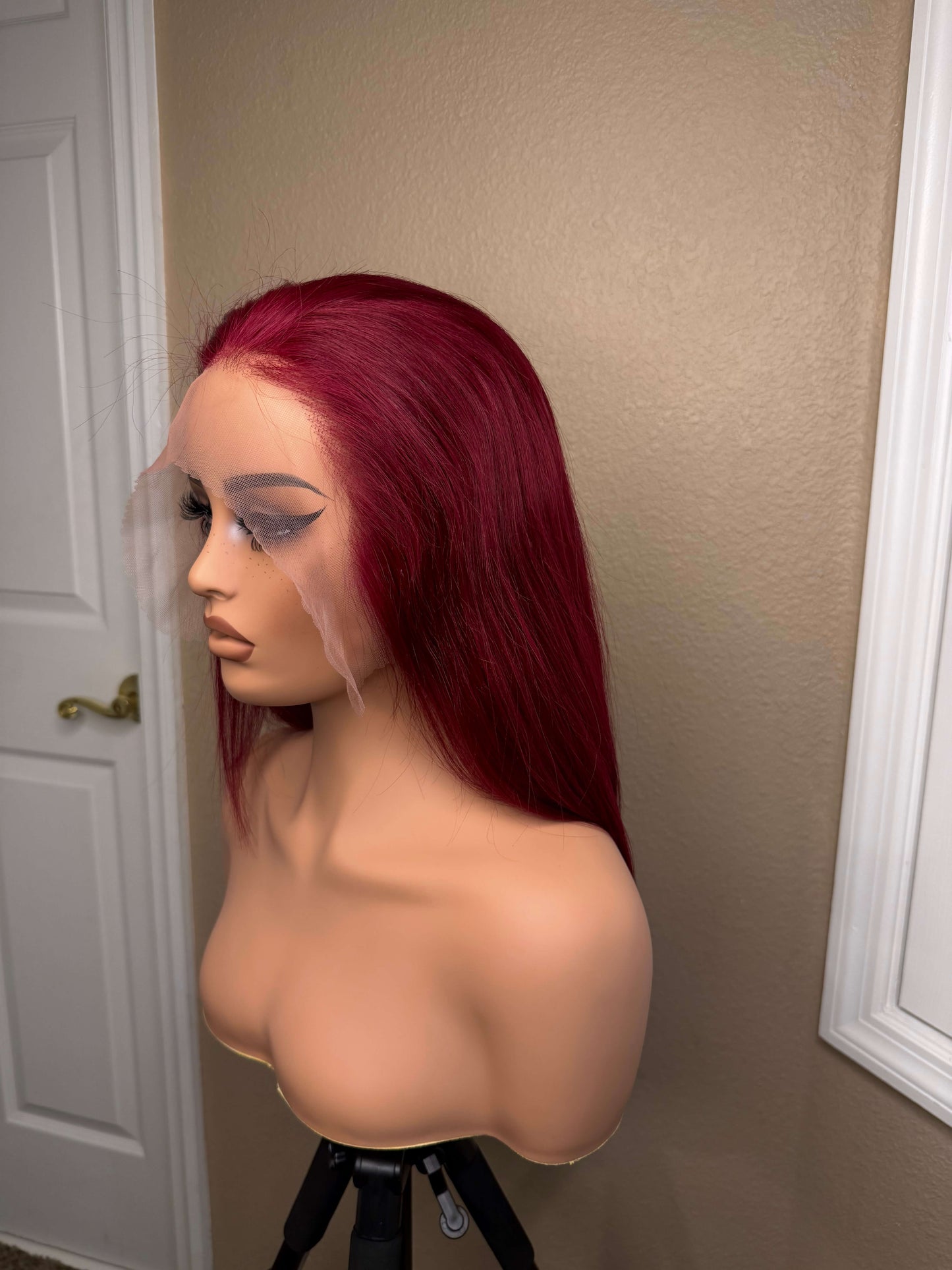 13X6 HD Lace Wig - Straight - 99J - 12in - 180%