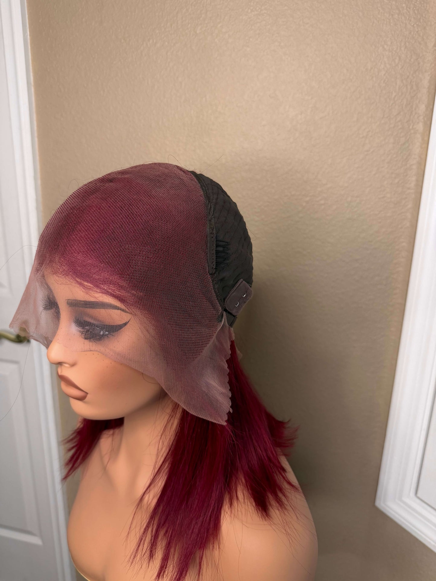 13X6 HD Lace Wig - Straight - 99J - 12in - 180%