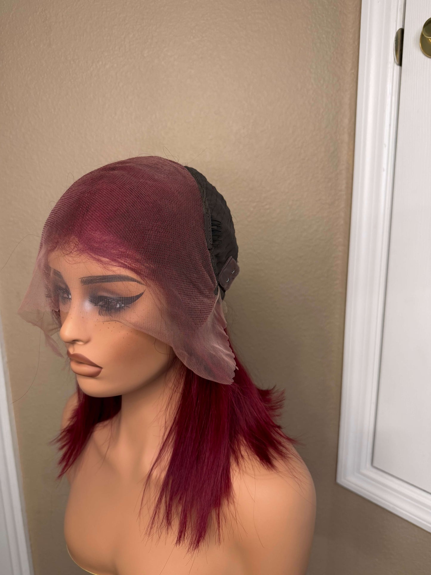 13X6 HD Lace Wig - Straight - 99J - 12in - 180%