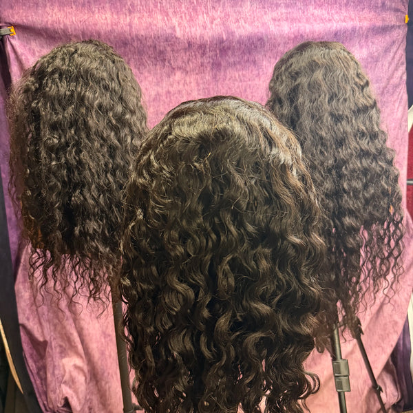 13x6 TP Lace Wig – Curly Wave – Natural – 24in – 250%