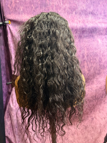 13x6 TP Lace Wig – Curly Wave – Natural – 24in – 250%