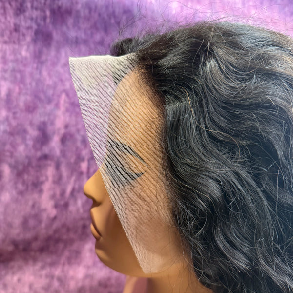 13x6 TP Lace Wig – Curly Wave – Natural – 24in – 250%