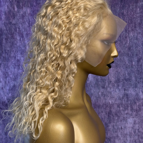 13x6 HD Lace Wig – DEEPWAVE – Platinum Blonde – 18in – 180%