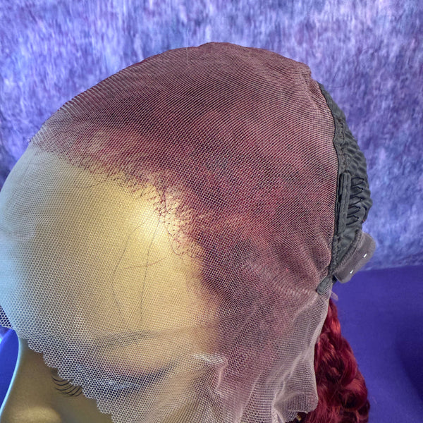 13X6 HD Lace Wig - Deep Wave - 99J - 16in - 200%