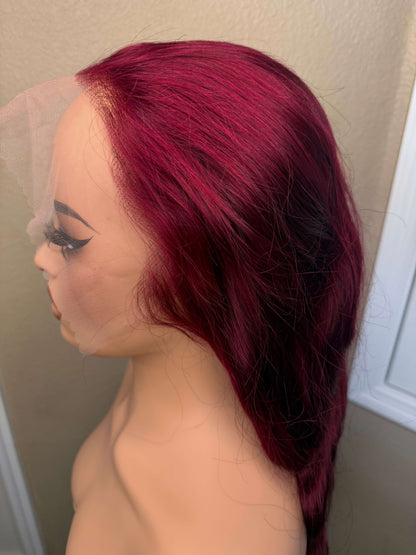 13X6 HD Lace Wig - Body Wave - 99J - 24in - 200%