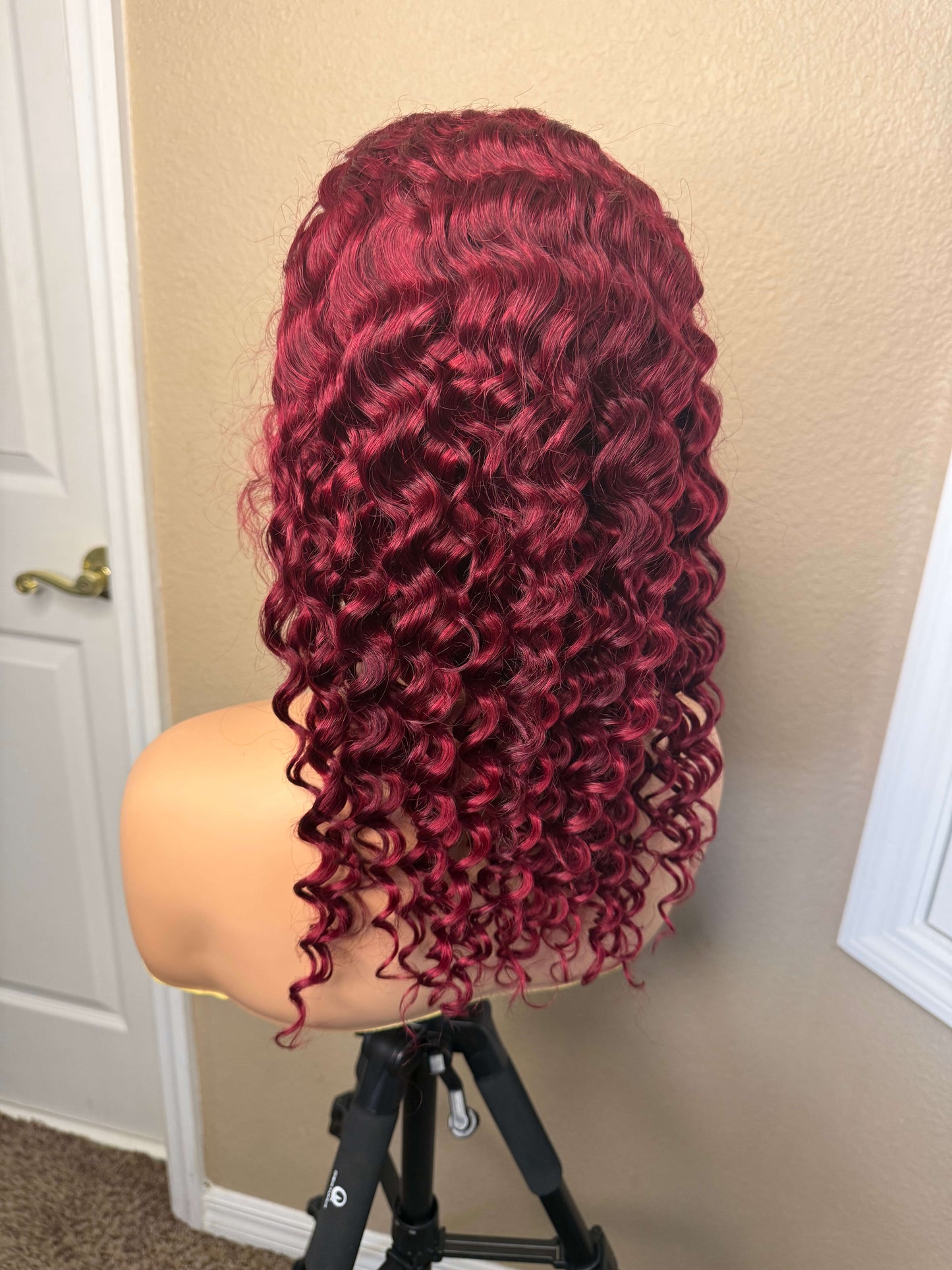 13X6 HD Lace Wig - Deep Wave - 99J - 16in - 200%