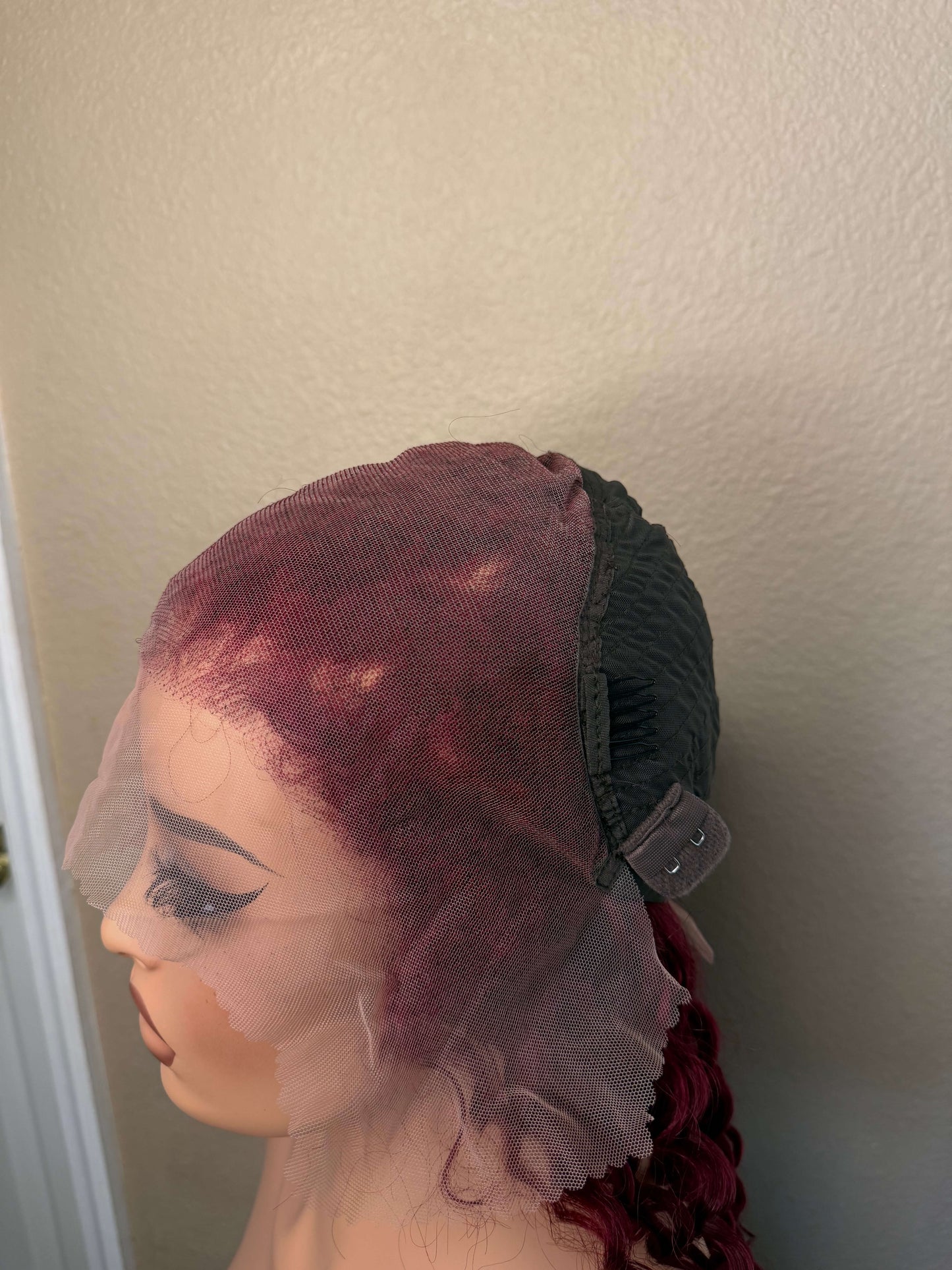 13X6 HD Lace Wig - Deep Wave - 99J - 16in - 200%