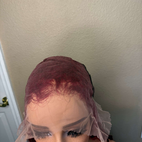 13X6 HD Lace Wig - Deep Wave - 99J - 16in - 200%
