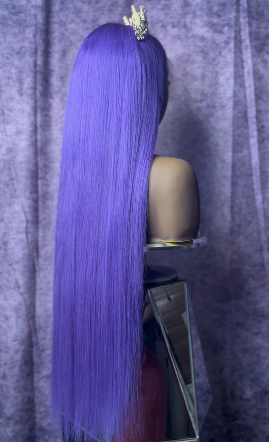 STRAIGHT PURPLE BACK VIEW