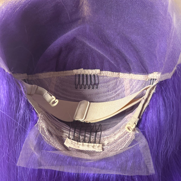 13x6 HD Lace Wig – Straight – Purple – 250%