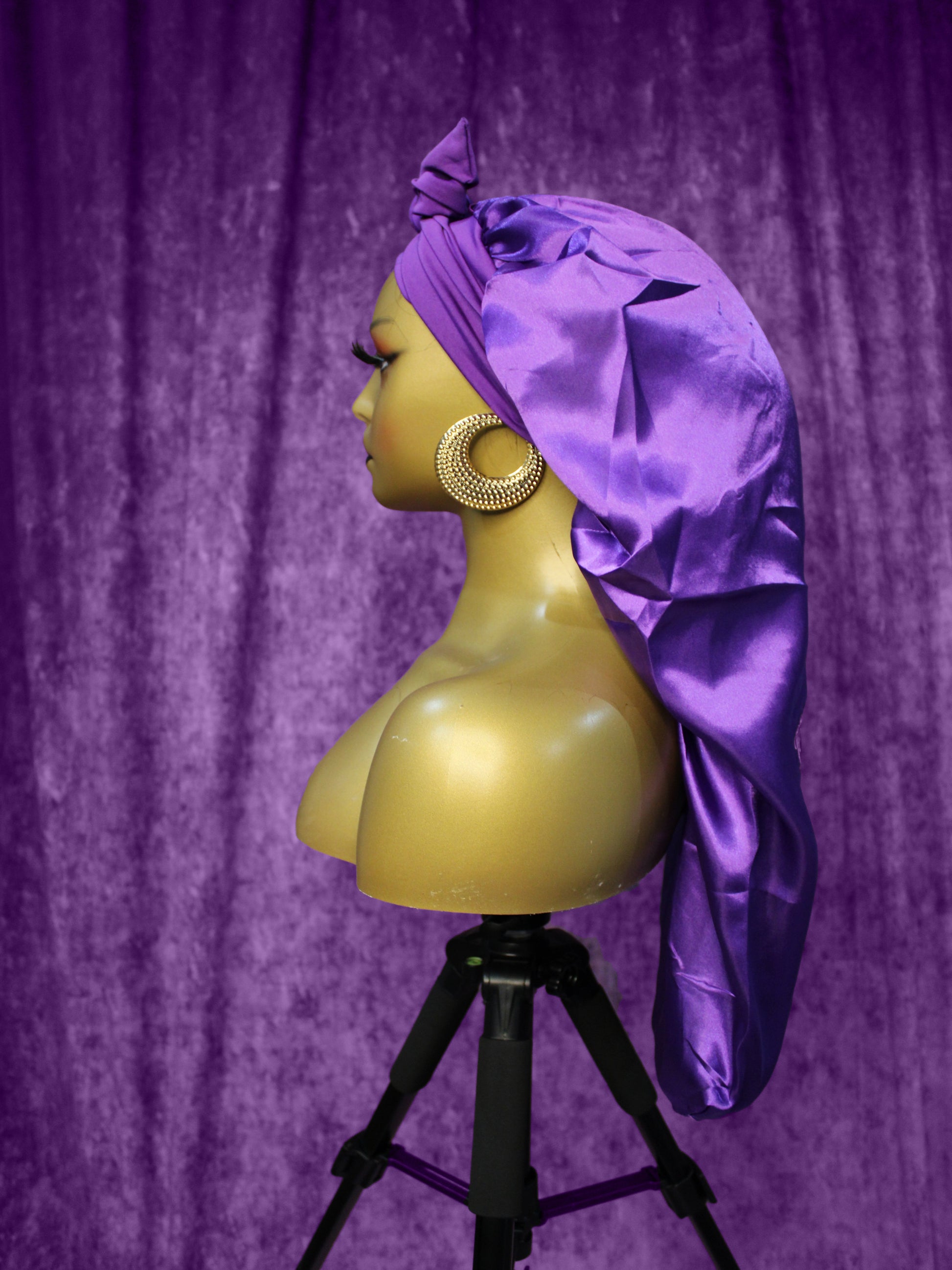 TrapTresses Queens Wig Bonnet side view